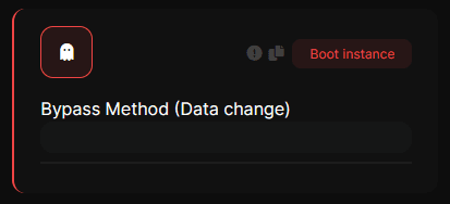 Captura de la detección: Método de bypass (cambio de datos)
