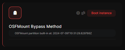 Captura de la detección: Método de bypass con OSFMount