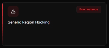 Tespit ekran görüntüsü: Genel bölge hook'u